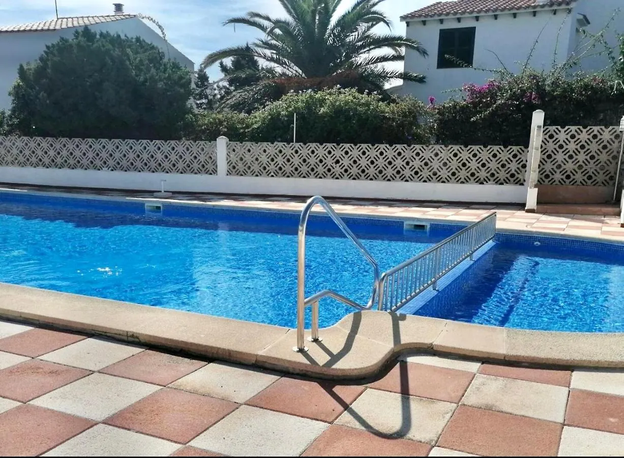 Bonito Apartamento Con Terraza, Jardin Y Piscina Cala en Bosc Lejlighed